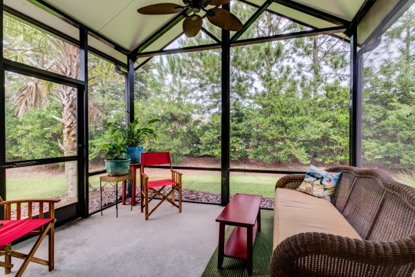 New Solid Roof Screened Porch